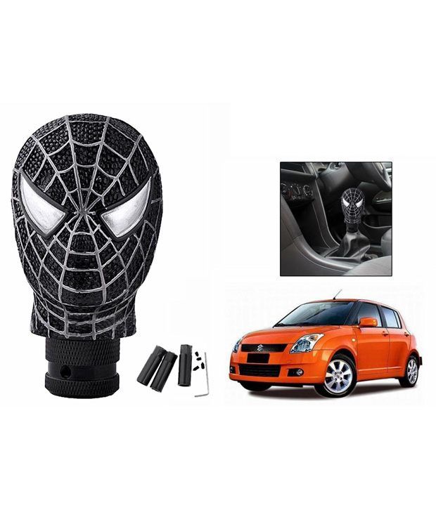 Speedwav Spiderman Car Gear Shift Knob Black Maruti Swift Old Buy Speedwav Spiderman Car Gear