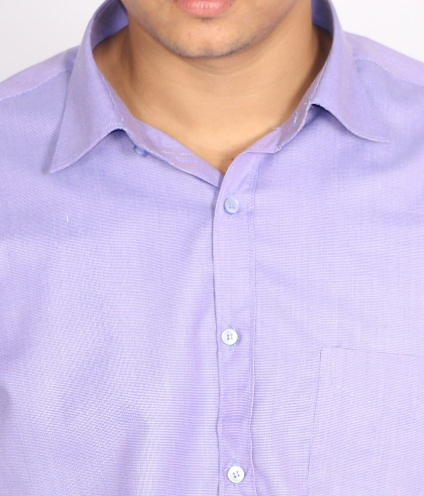 Aqua Lavender Slimfit Full Sleeves Men's Formal Shirt Buy Aqua
