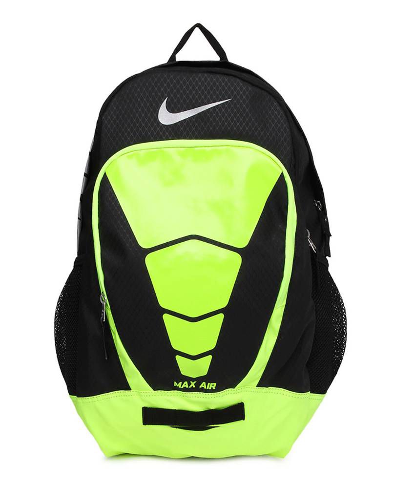 Nike Multicolor Air Max Neon & Black Backpack - Buy Nike Multicolor Air ...