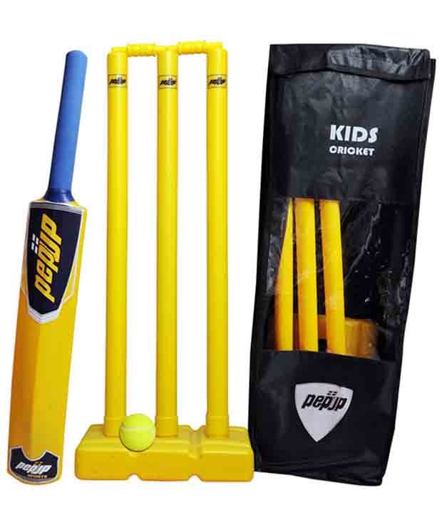 Pepup Plastic Cricket Kit With Carry Bag Buy Online at Best Price on