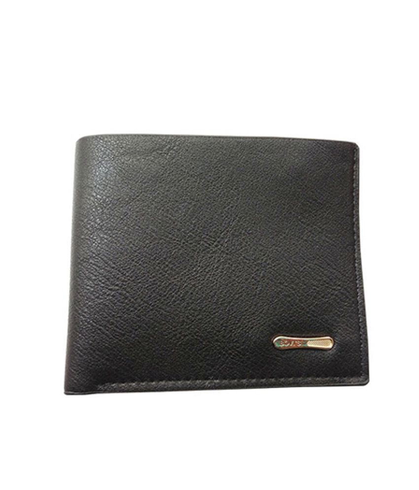 Bovi's Black Non Leather Formal Wallet For Men: Buy Online at Low Price ...