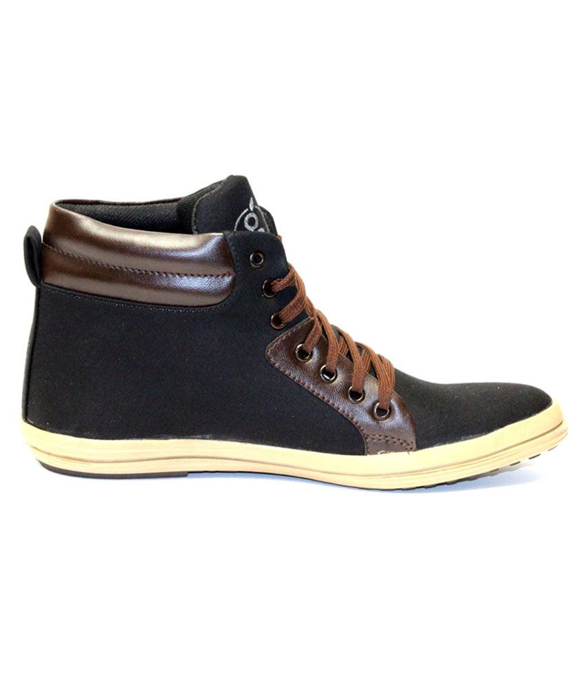 Guava Black Sneaker Shoes - Buy Guava Black Sneaker Shoes Online at ...