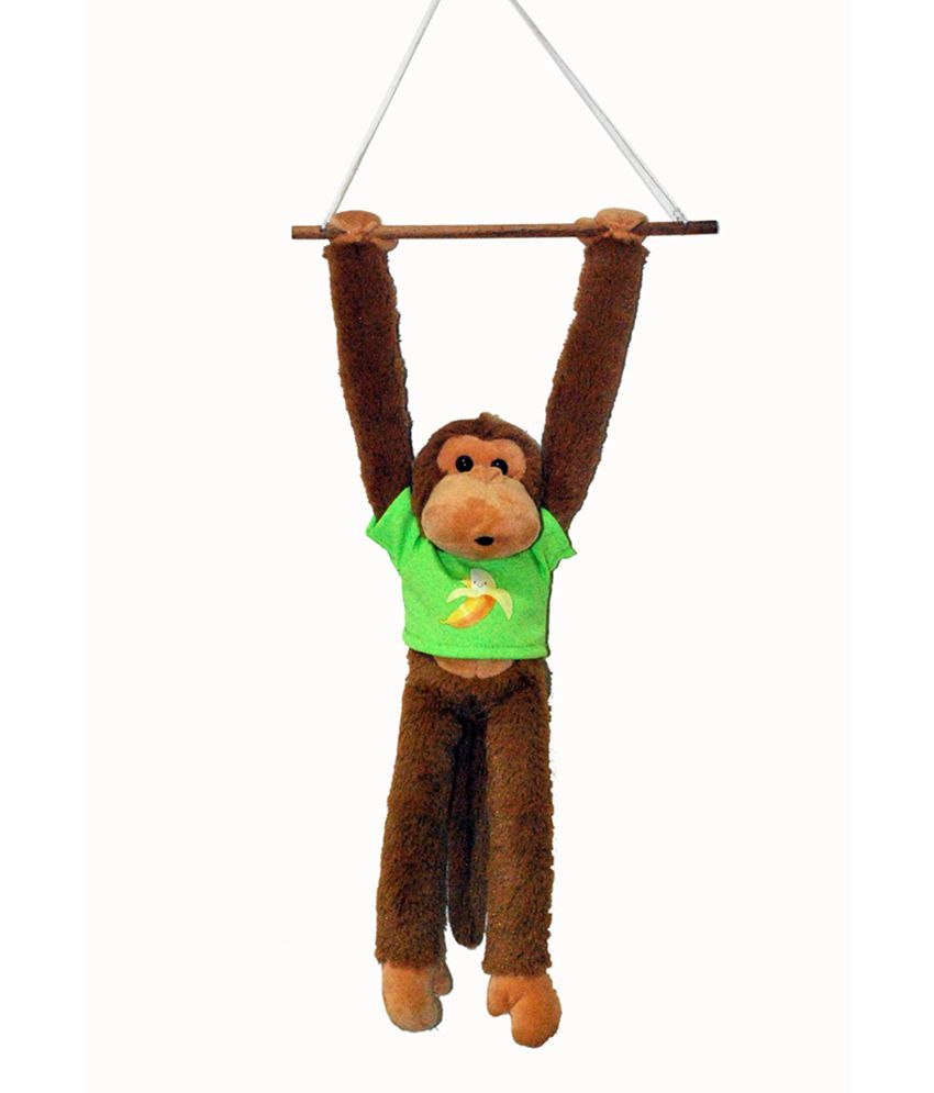 hanging monkey soft toy