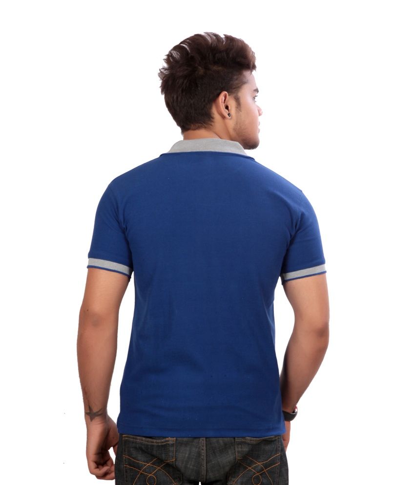 plain royal blue t shirt