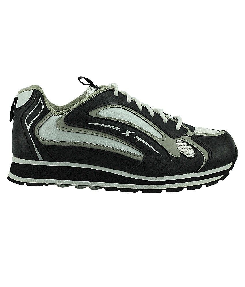 Sparx Black Synthetic Leather Sport Shoes For Men - Buy Sparx Black ...