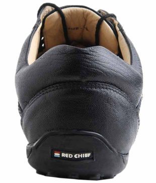red chief black shoes price