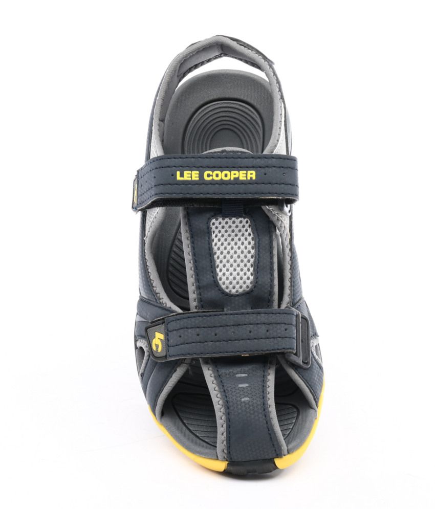 lee cooper men's leather sandals and floaters