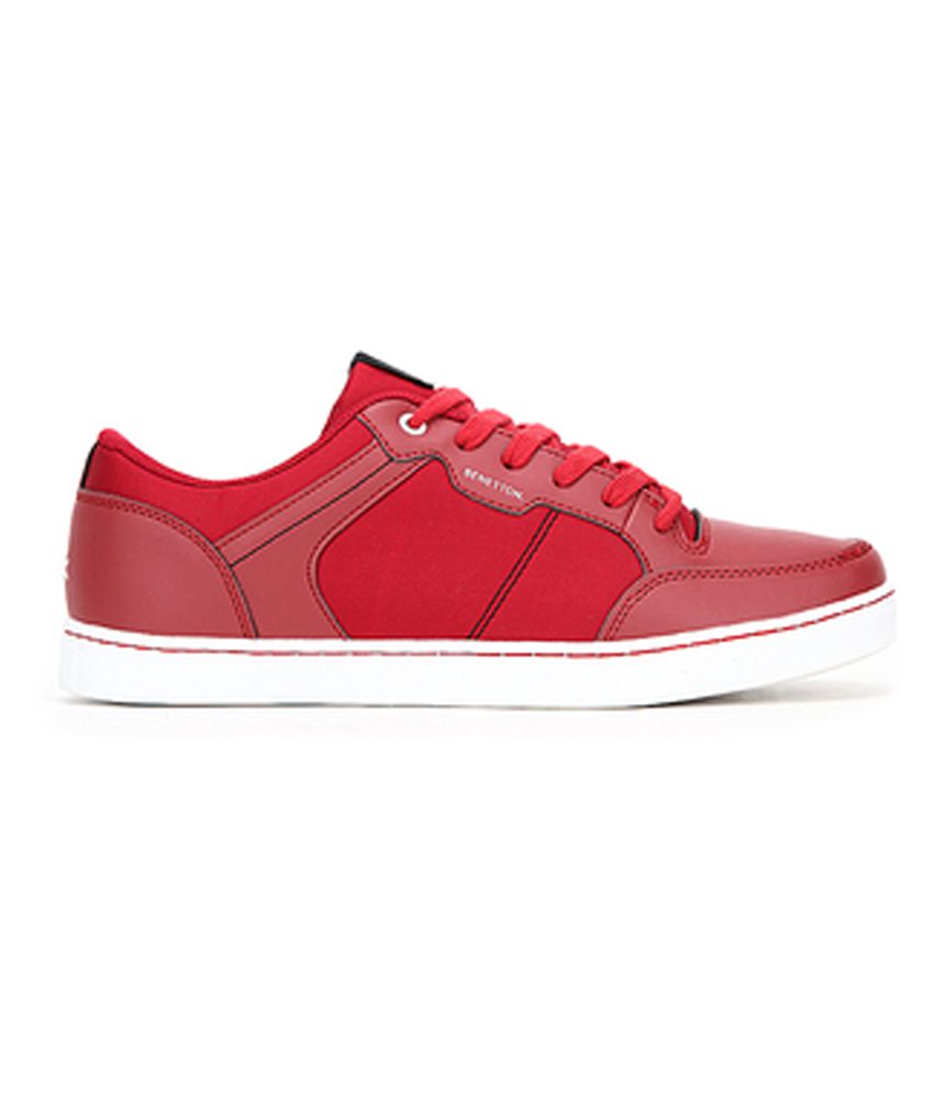United Colors of Benetton Red Sneaker Shoes - Buy United Colors of ...
