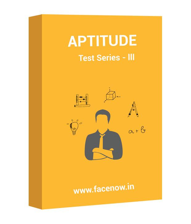 Aptitude Placement Test Series 3 Online Course By FACENOW Buy Aptitude Placement Test Series 3