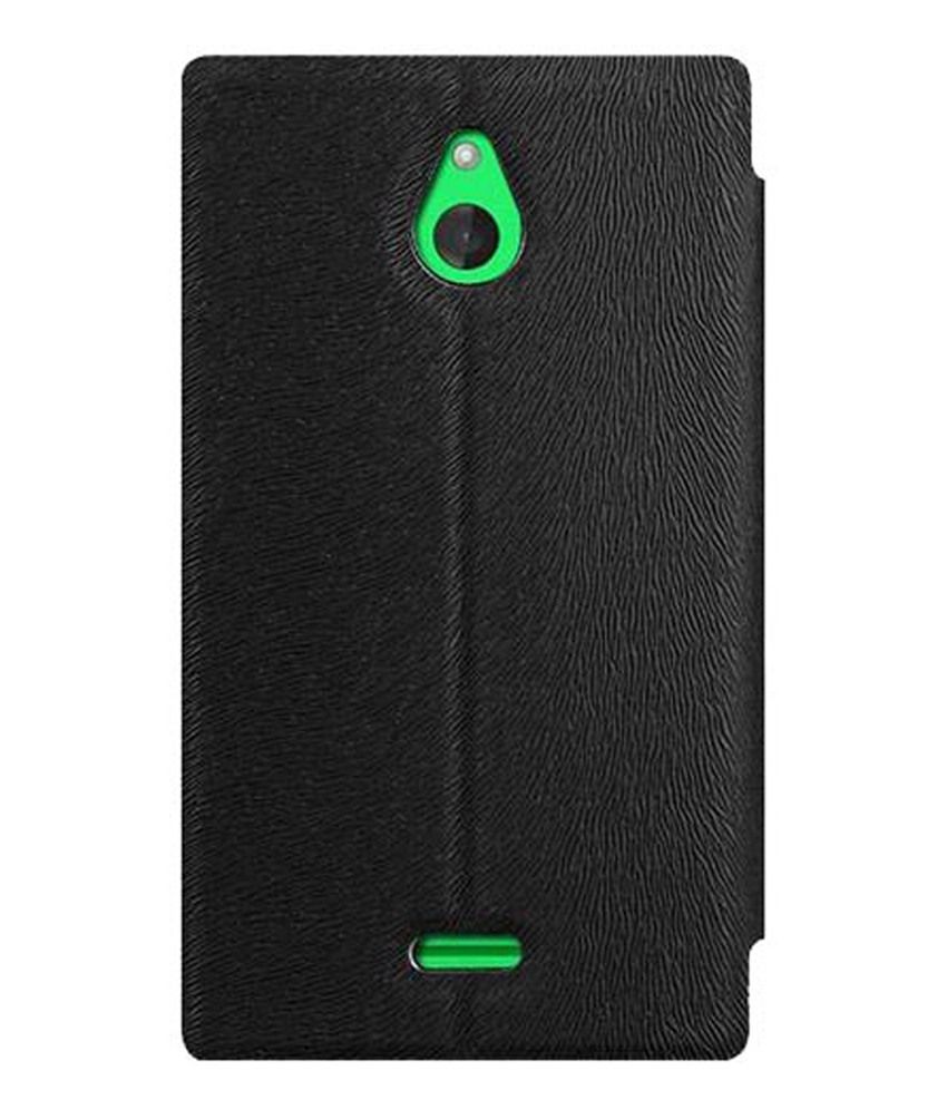 Newtronics Flip Cover For Nokia X2 Black Flip Covers Online at Low