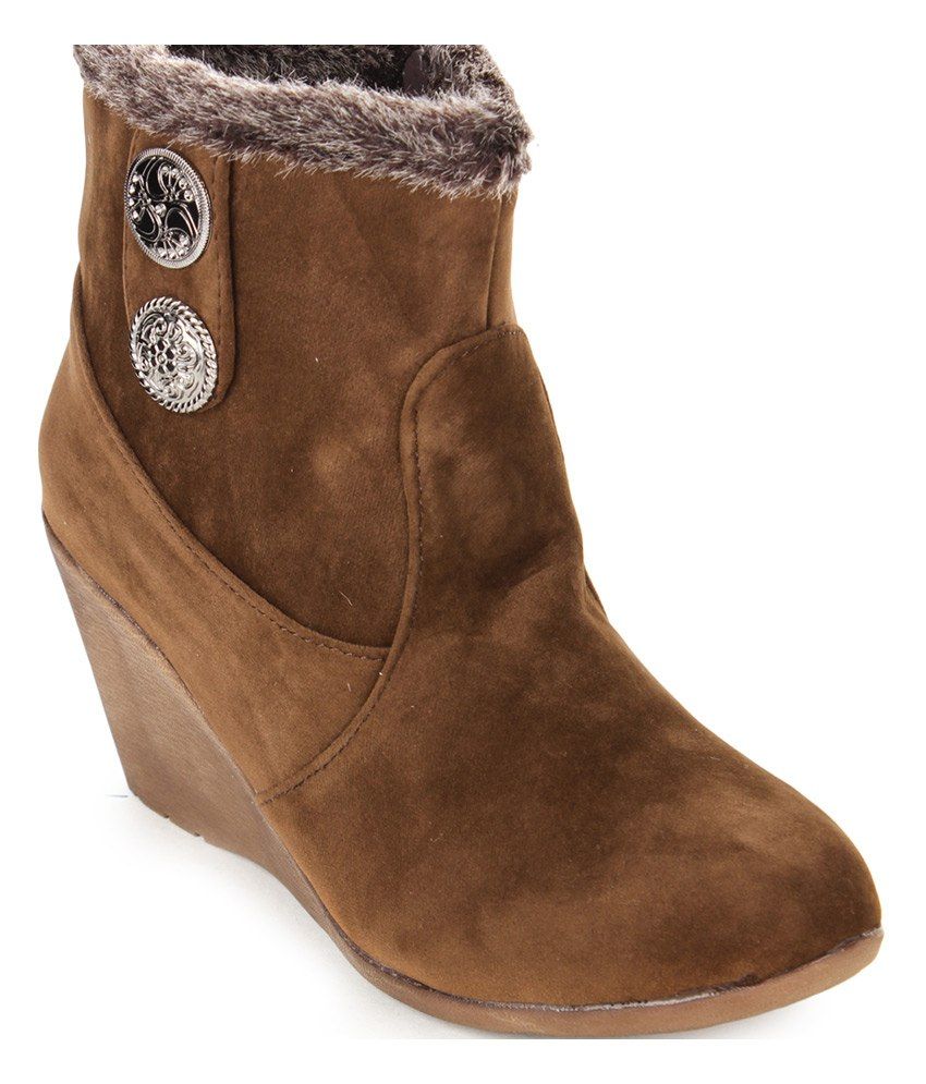 women's round toe ankle boots