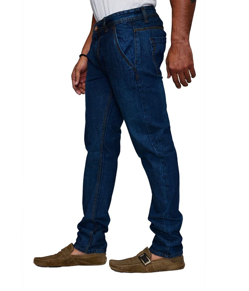 Shadex Men's Denim Combo Of 2 Jeans With Free 1 Pair Of Assorted Socks