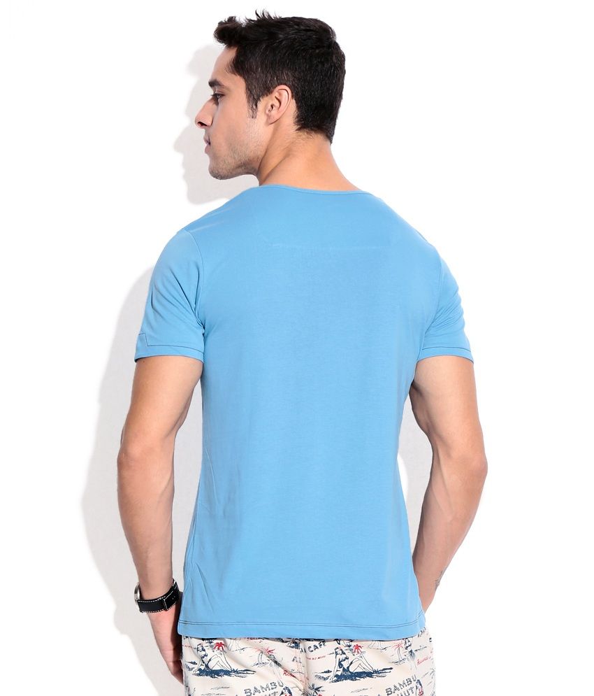 jack and jones blue tshirt