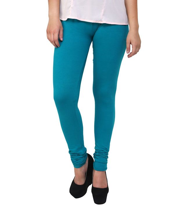 green spandex leggings