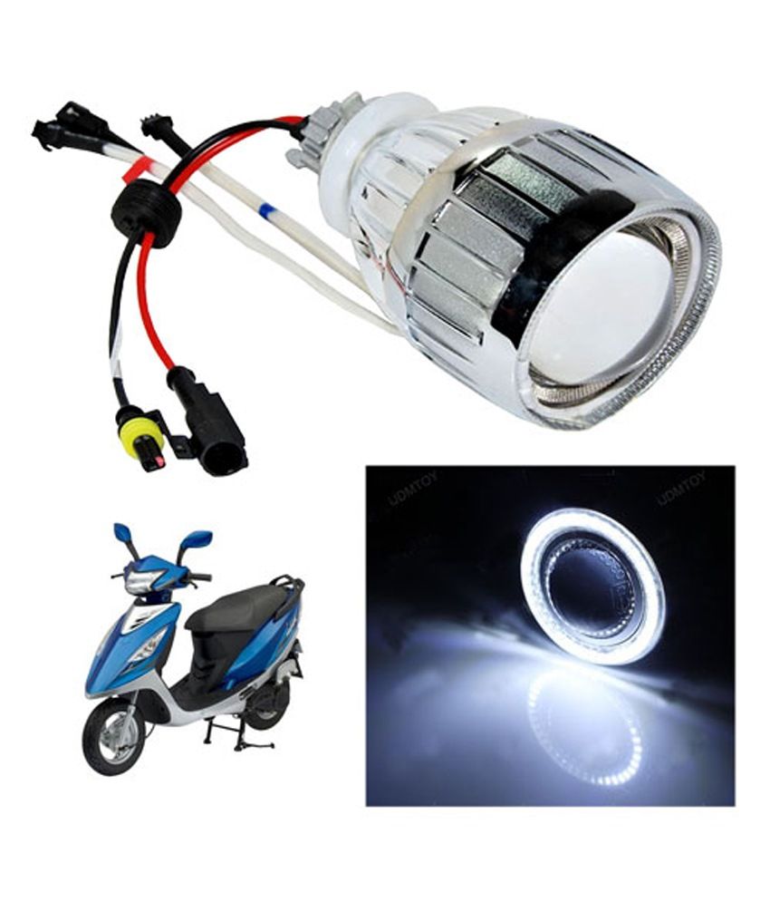 scooty white headlight