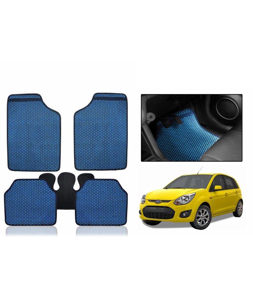 Speedwav Odourless Car Blue Floor Mat Set Of 5 Ford Figo Buy