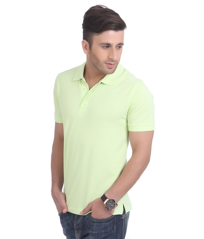 polo shirts lime green