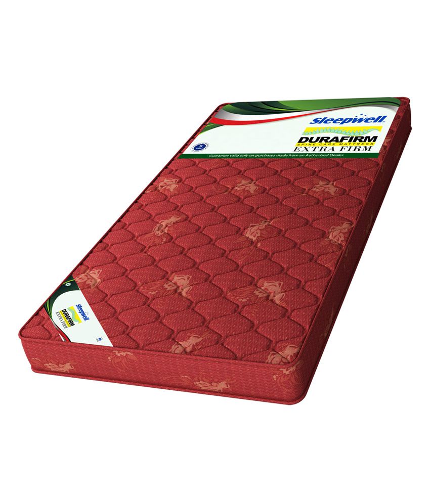 Sleepwell King Size Durafirm Spinecare Red Mattress