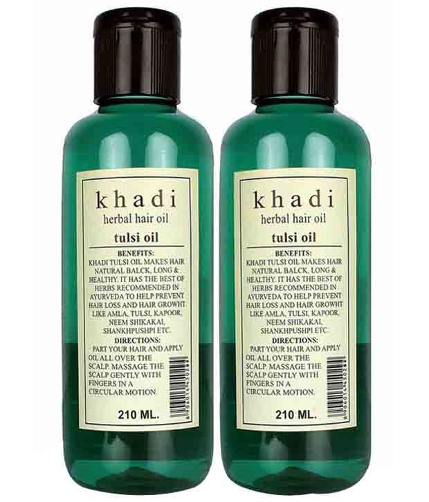     			Khadi Tulsi Hair Oil (pack Of 2) 210ml Each