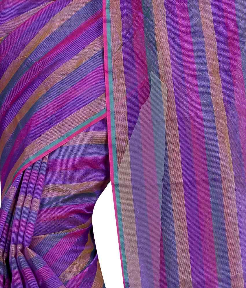 purple cotton sarees