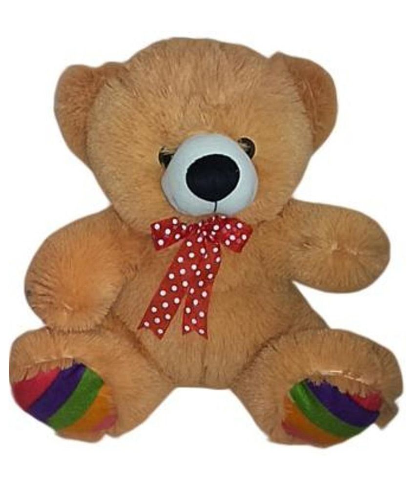 red and white colour teddy bear