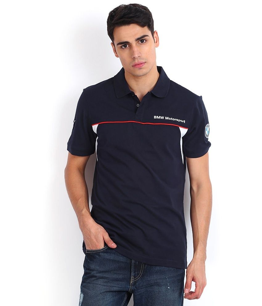 puma navy t shirt