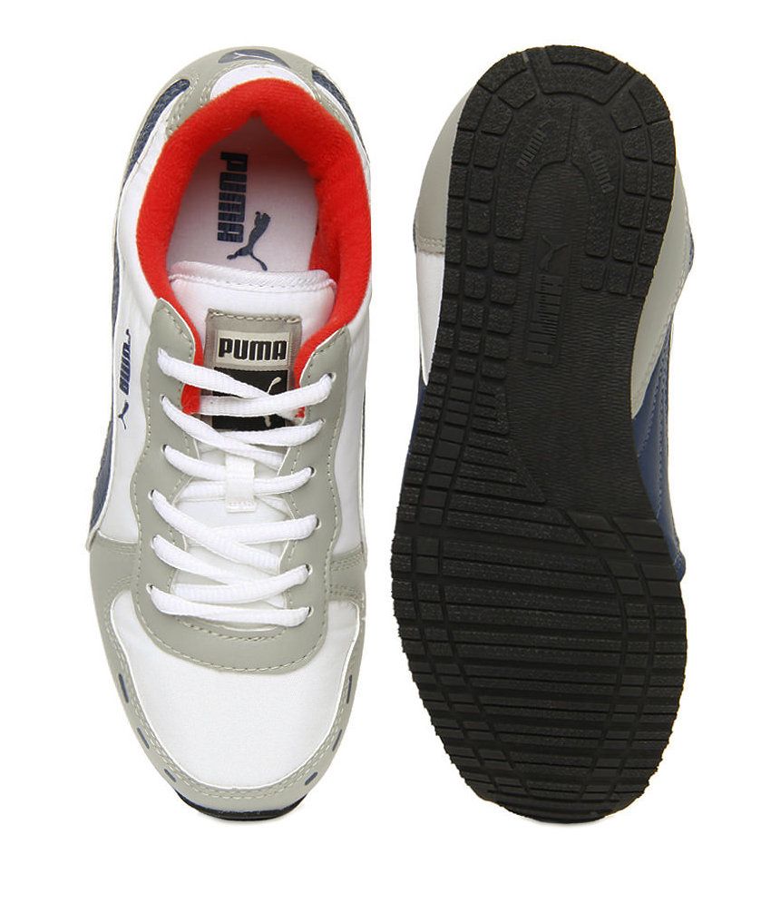 puma shoes white kids