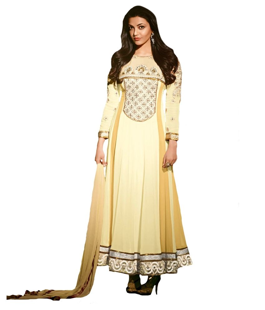 white colour frock suit
