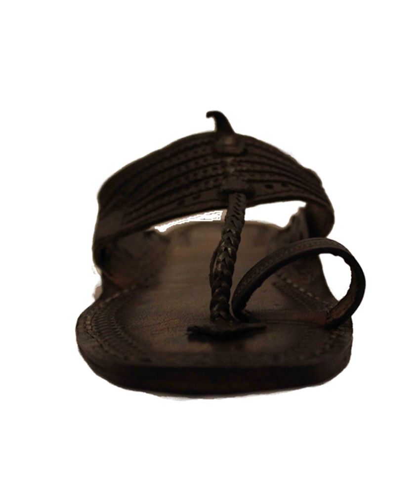 leather khadau chappal