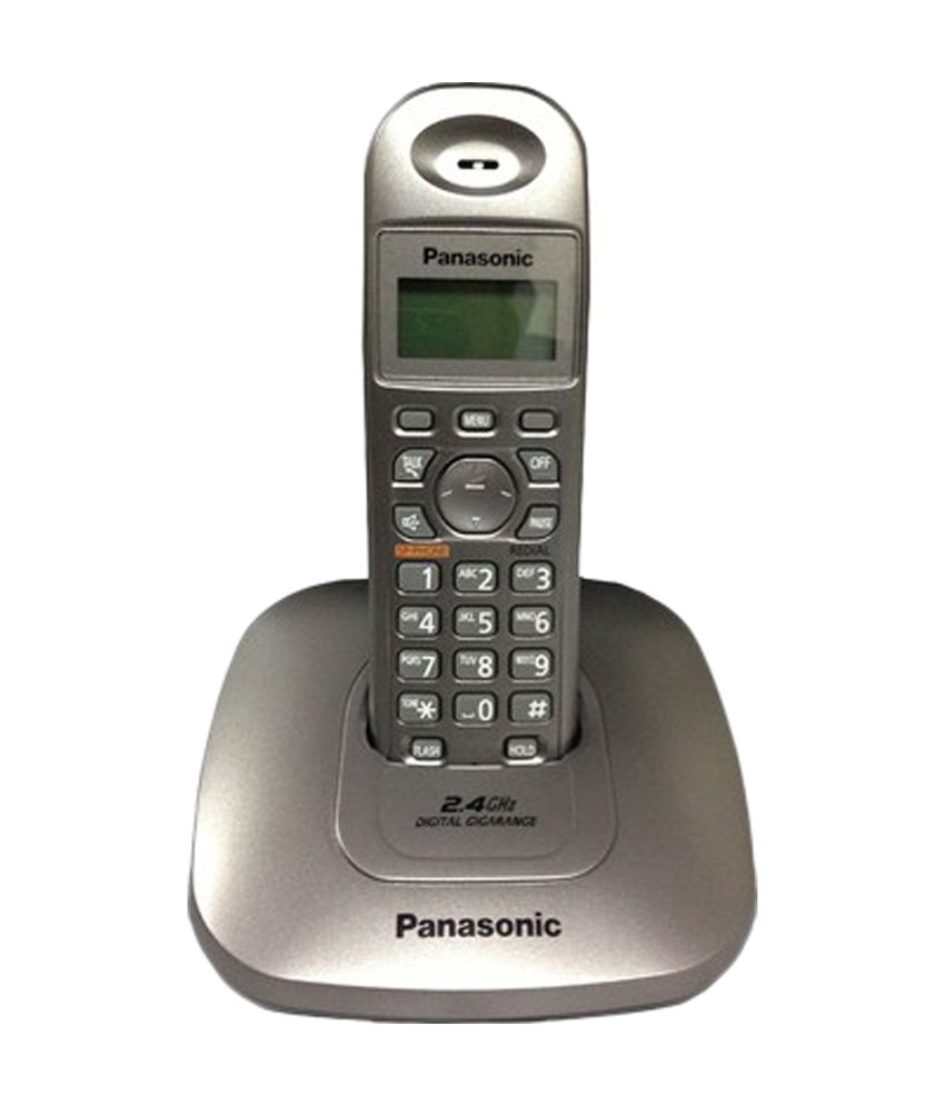     			Panasonic Kx-Tg3611-SXM Cordless Landline Phone (Metallic)