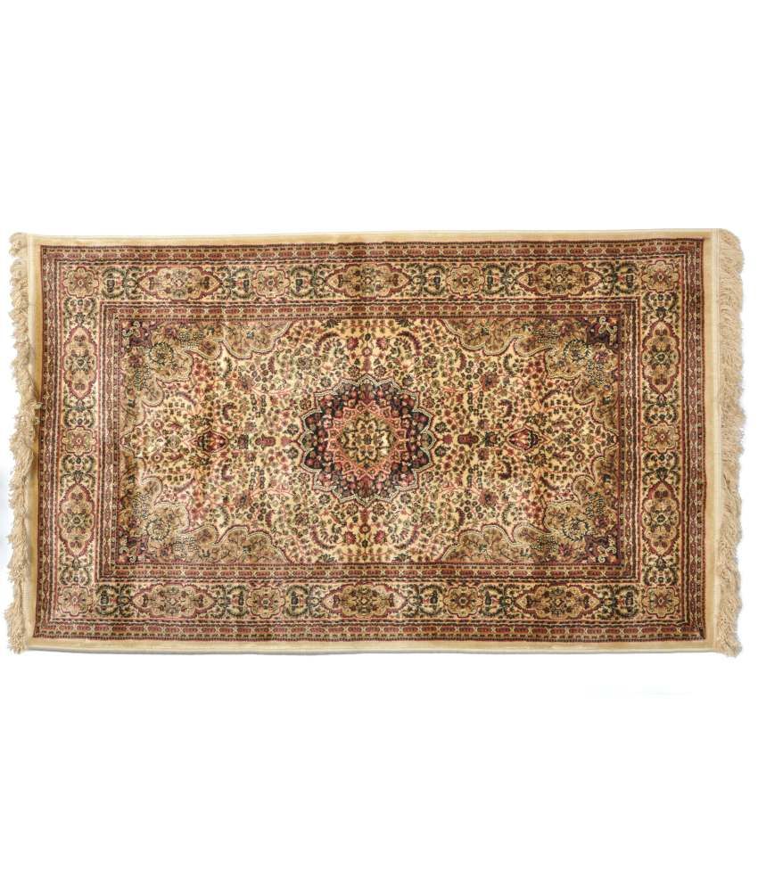 Flattering Floors Kashmiri Floor Carpet Beige 4x6 Ft. Buy Flattering