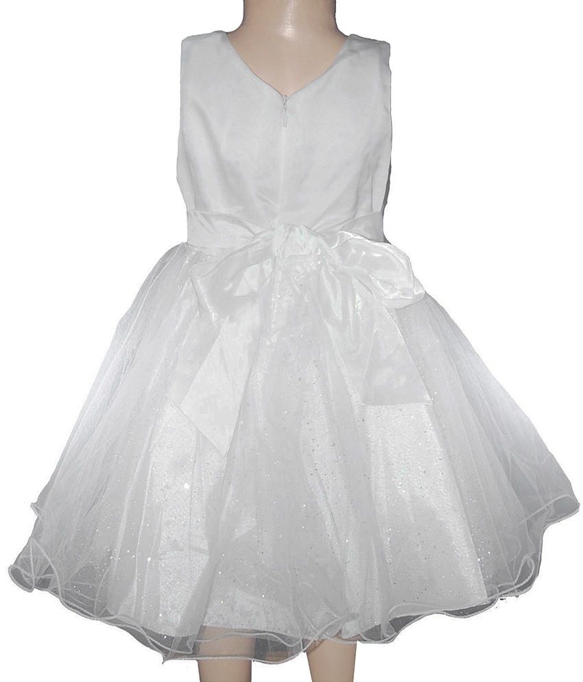 white color frock design