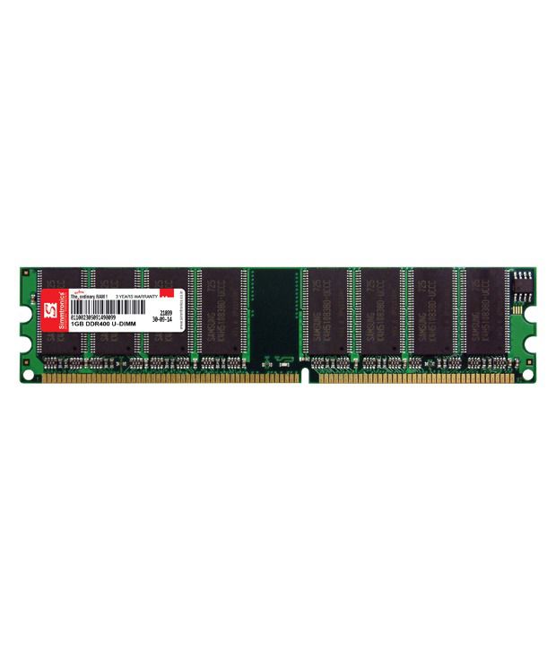     			SIMMTRONICS 1GB DDR1 400 MHZ DESKTOP RAM