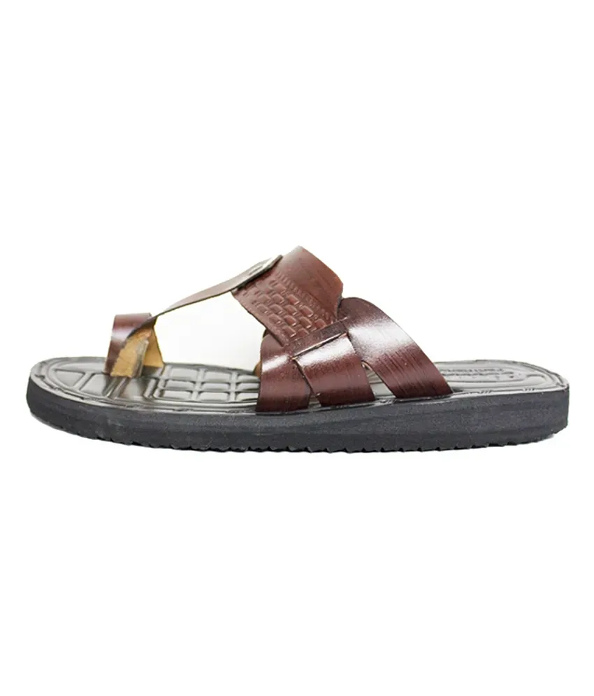 Bata Quovadis 864-4599-41 Men's Brown Formal Leather Fashion Sandals (7 UK)  : Buy Online at Best Price in KSA - Souq is now Amazon.sa: Fashion