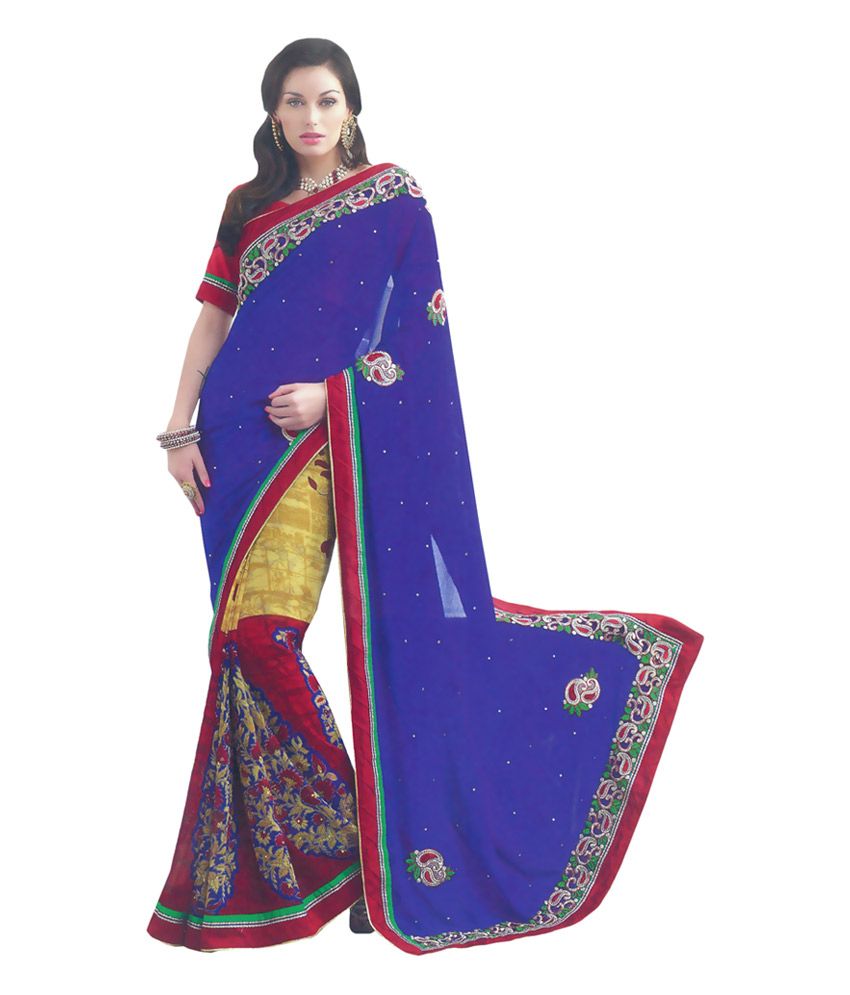 chiffon sarees online low price