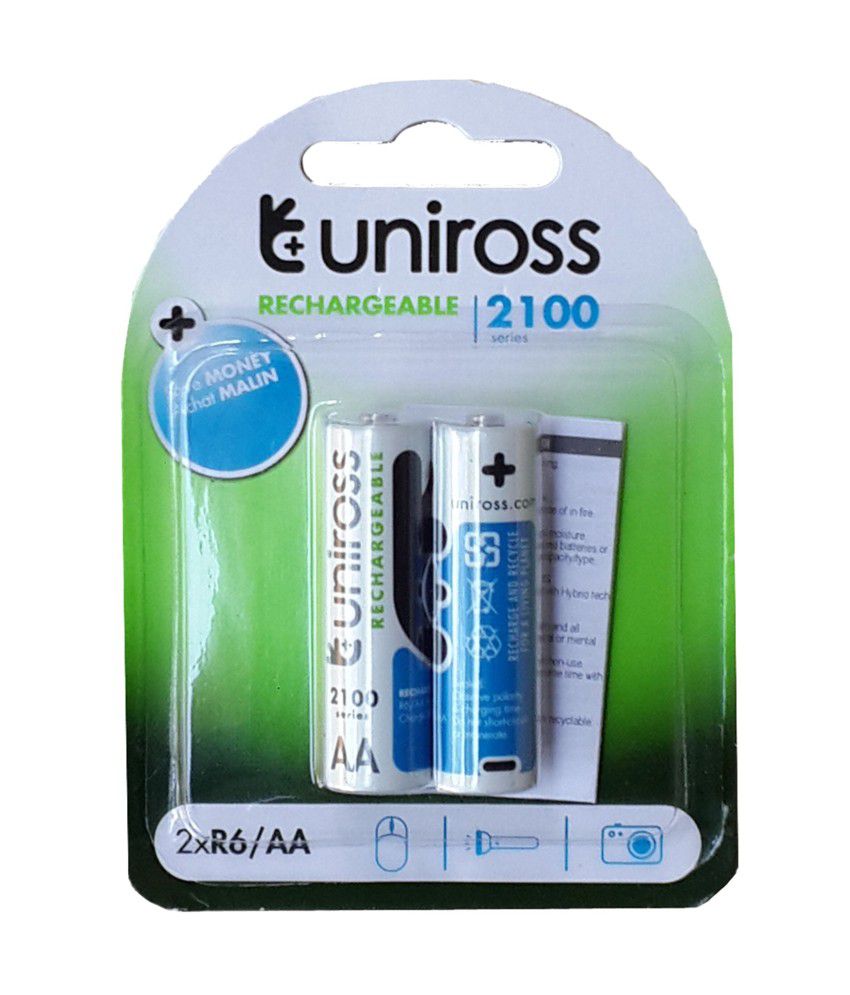     			Uniross 2100 Series 2aa/r6 Rechargeable Batteries