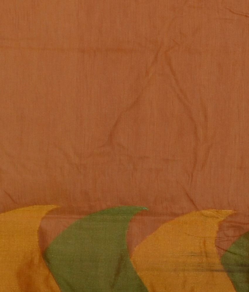 Vandana Fashion Yellow Handloom Fancy Chanderi Cotton Saree With Blouse Piece - Buy Vandana 