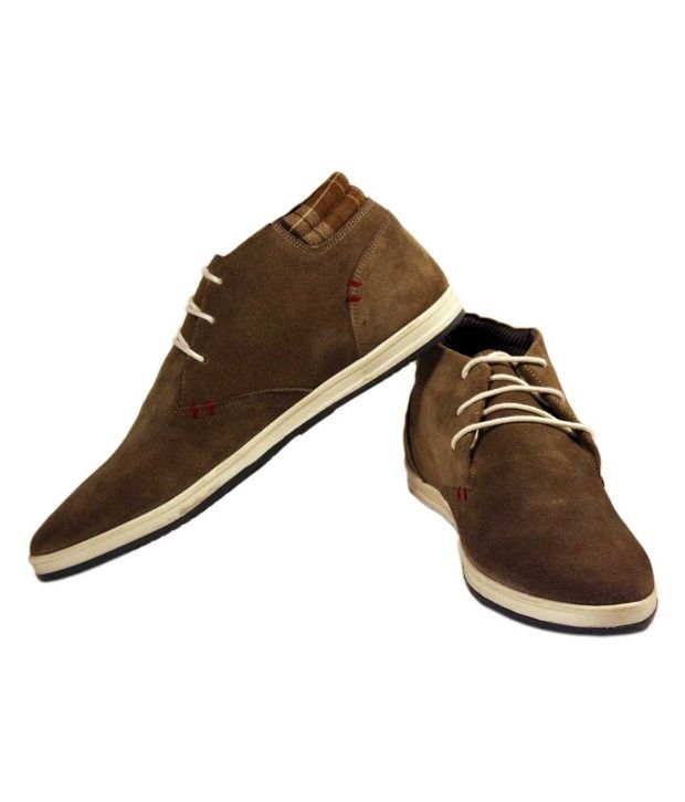 mens brown smart casual shoes