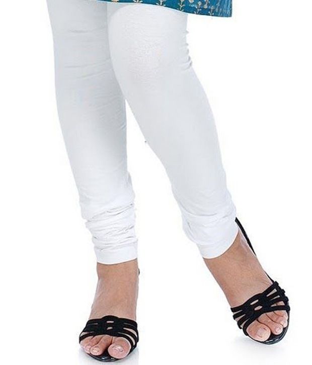 Lux Lyra White Churidar Legging Pack Of 