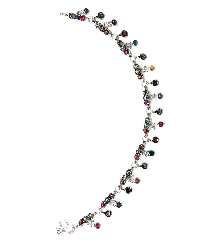 silver payal on amazon