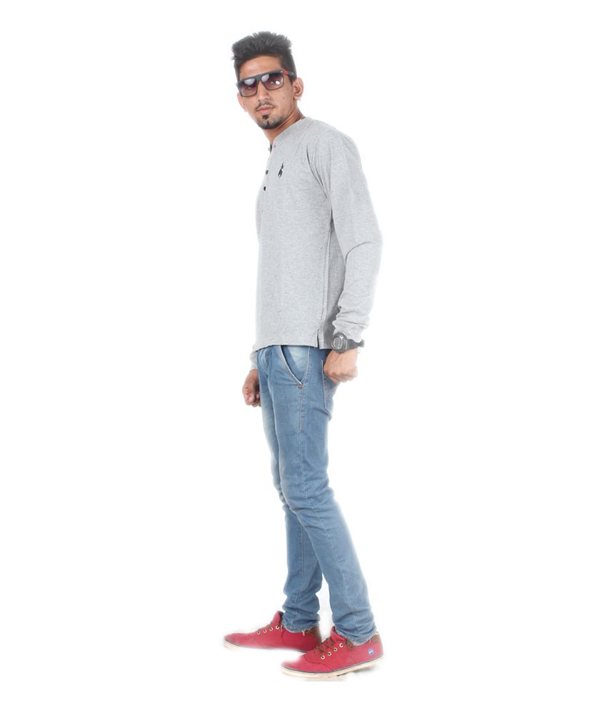 Posh 7 Multi Jacket & Gray Cotton Blend Men's Sweatshirt Combo - Buy ...