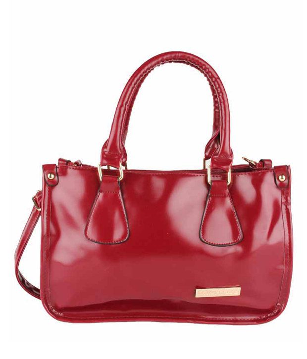 Lino Perros Lwhb01714-red Red Satchel Bags - Buy Lino Perros Lwhb01714 ...