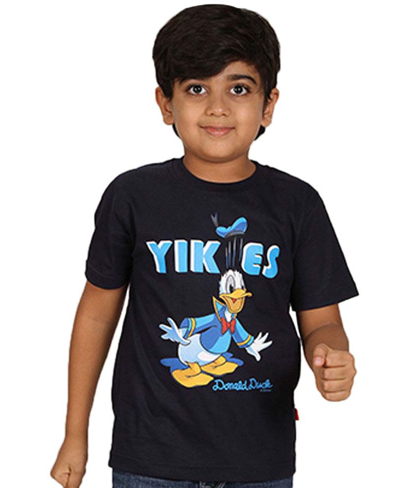 Disney Navy Blue Graphic T Shirt For Kids - Buy Disney Navy Blue