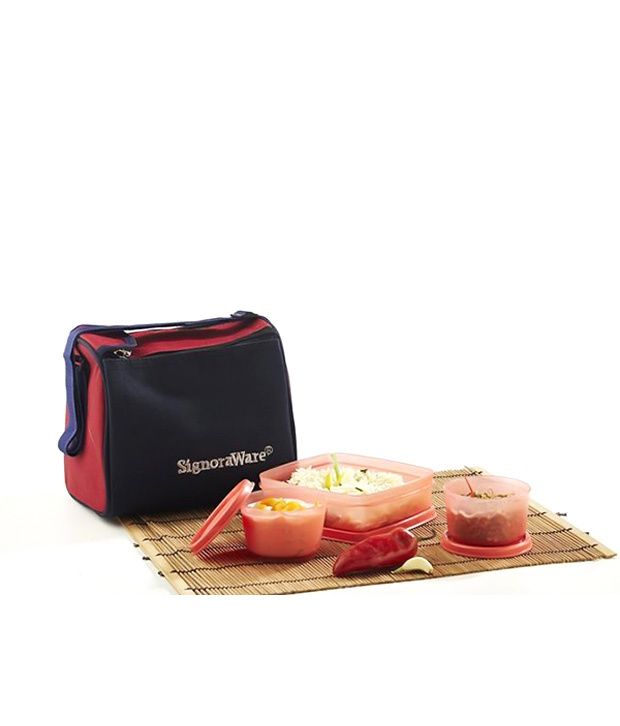 signoraware best lunch box with bag