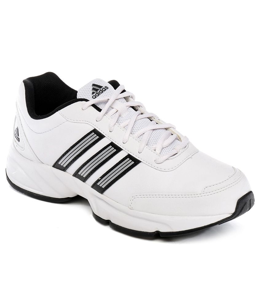 white colour adidas shoes