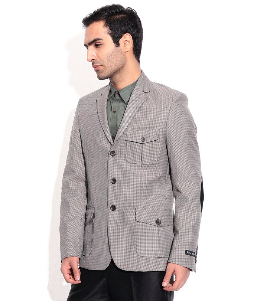 John Players Gray Formal Blazer - Buy John Players Gray Formal Blazer ...