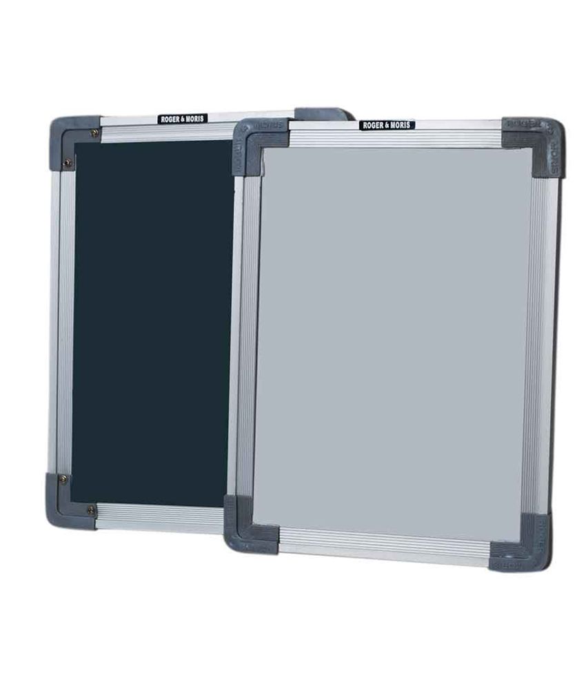     			Roger & Moris Double Sided Board Slate Aluminium Framed (9" x 12" inch)