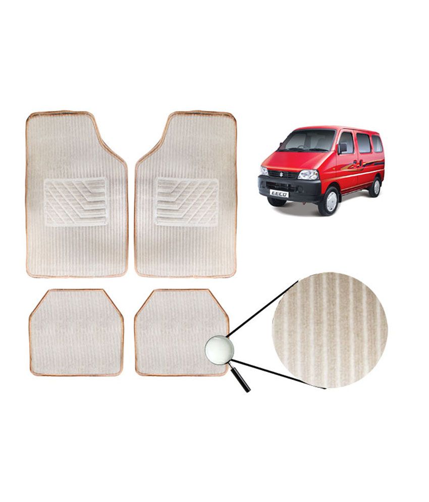 Autosun Beige Carpet Car Foot Mat For Maruti Suzuki Eeco Buy Autosun