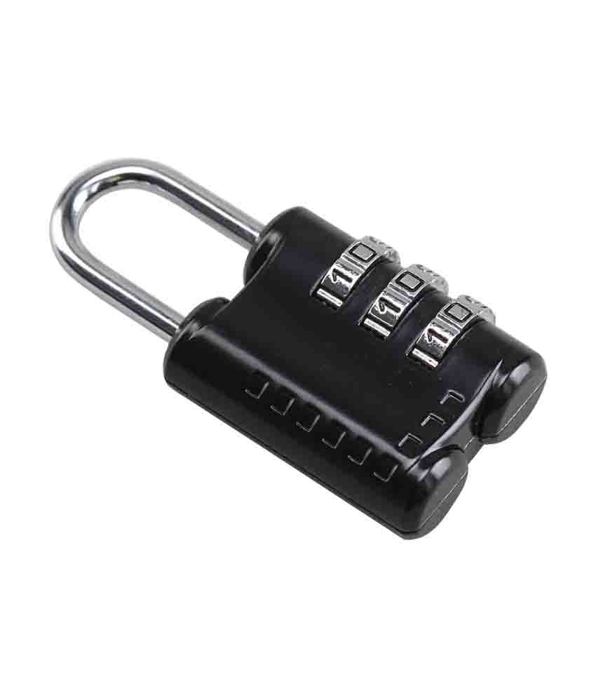 Safari 3 Dial Combination Black Luggage Lock Buy Safari 3 Dial