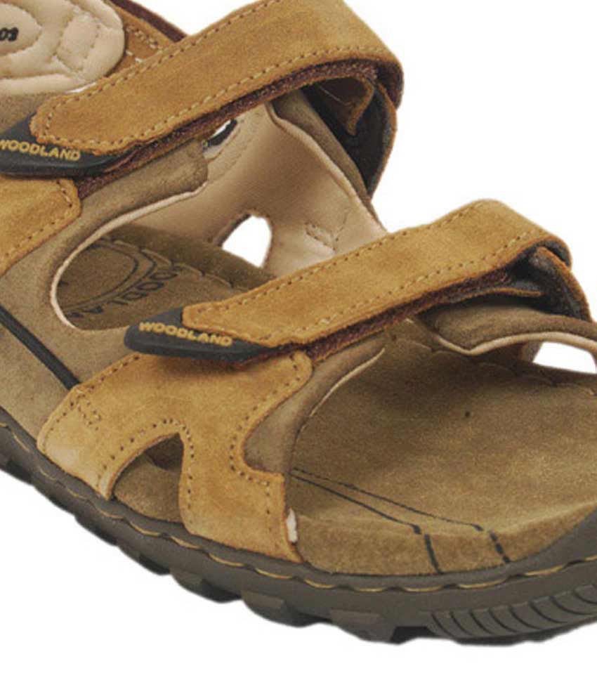 Woodland Velcro Khaki Nubuck Mens Sandals Art BGD491108CAM - Buy ...